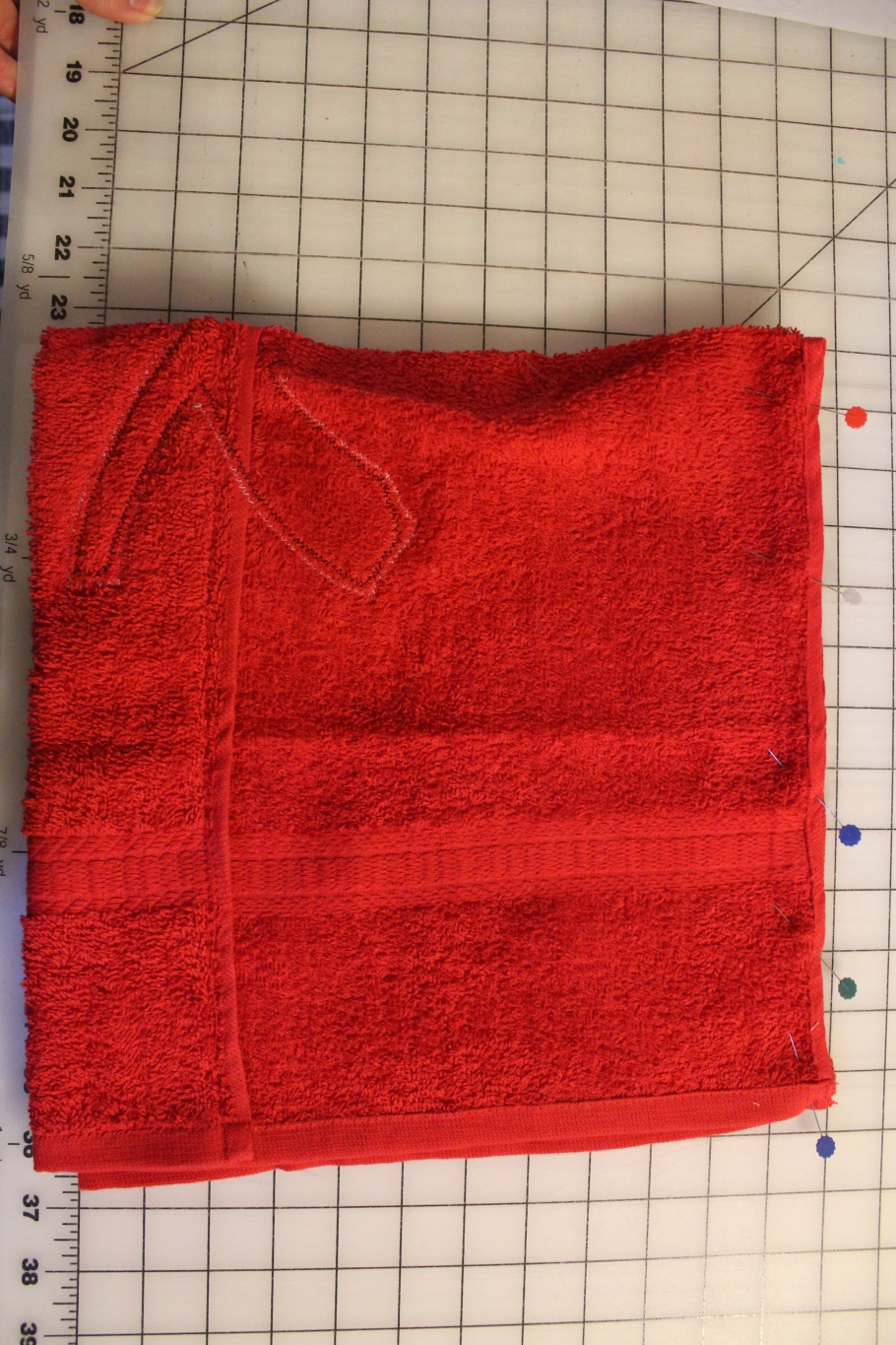 Power Rangers Hoodie Towel Tutorial | Sew On The Edge